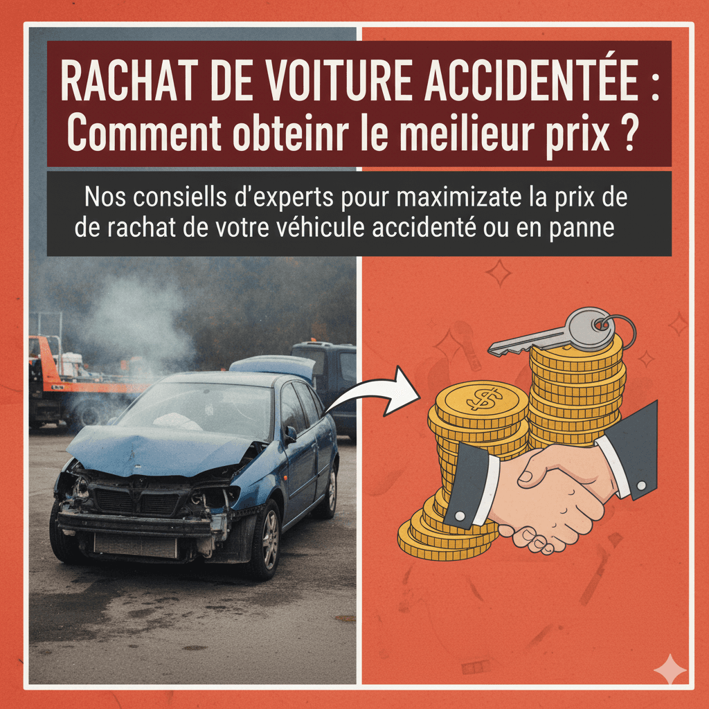 Rachat de voiture accidentée : Comment obtenir le meilleur prix ?